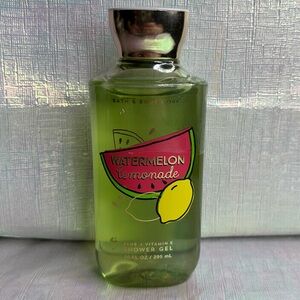 BATH AND BODYWORKS WATERMELON LEMONADE SHOWER GEL BODY WASH SOAP FULL SIZE 10 OZ